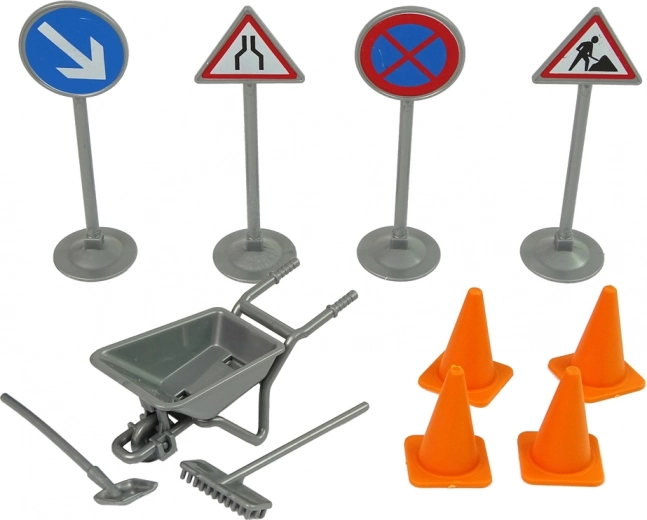 Rich set of accessories and signs