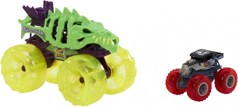 Two rivals: Bone Shaker and Skelesaurus