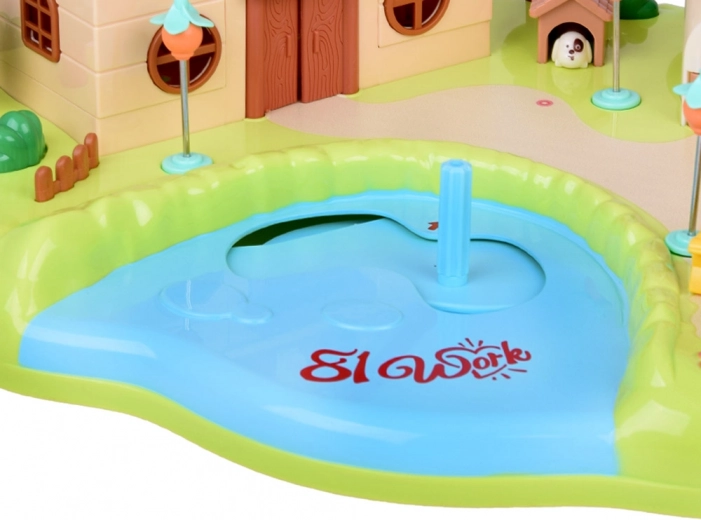 Магнитно движение на фигурките по езерцето