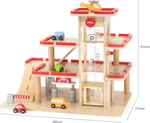 Трислойно паркиране с рампи