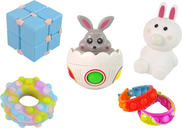 Най-популярните fidget играчки в един комплект