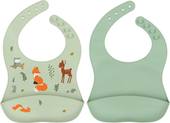 Deep catch pocket for clean mealtimes