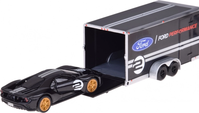Functional trailer with loading ramp