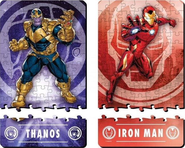 Duel of two heroes: Thanos vs Iron Man