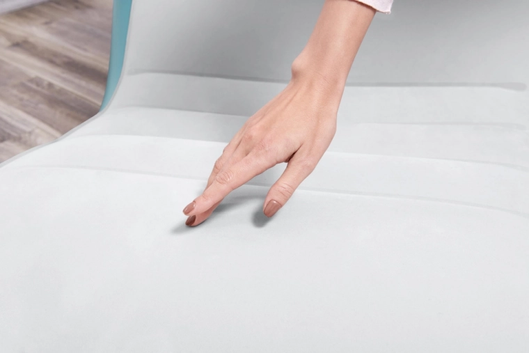 Soft flocked surface