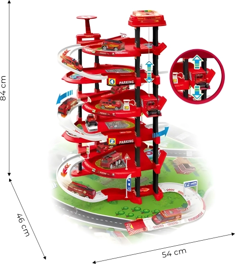 Пет етажа забавление и защитни бариери