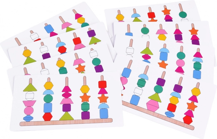 Научаване на цветове, форми и последователности