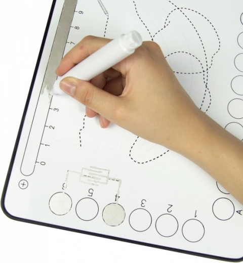 Conductive marker for custom components
