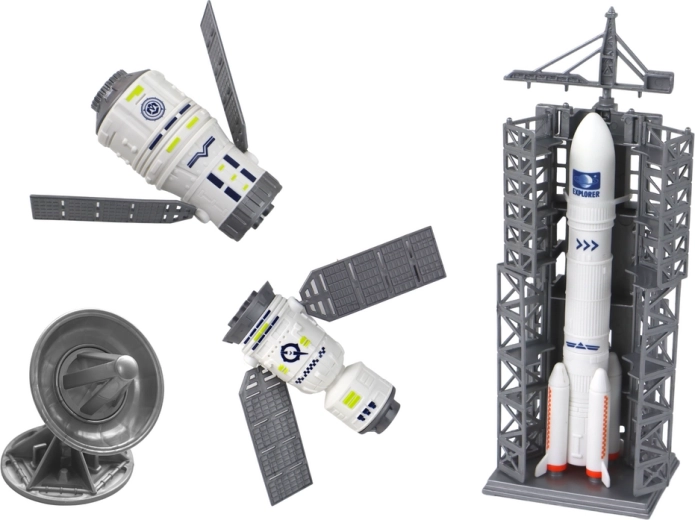 Голяма ракета и стартова площадка