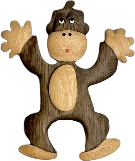 Playful monkey design that brightens any space