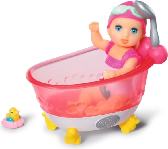 Bathtub with funny duck feet