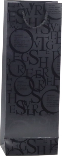 Luxurious look with embossed typography