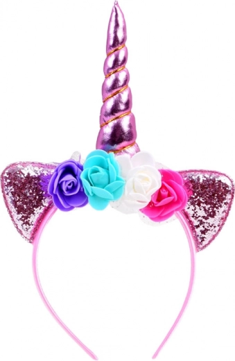 Удобна диадема със сатенено покритие