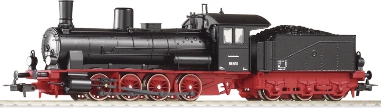 Authentic BR 55 steam locomotive with fine details