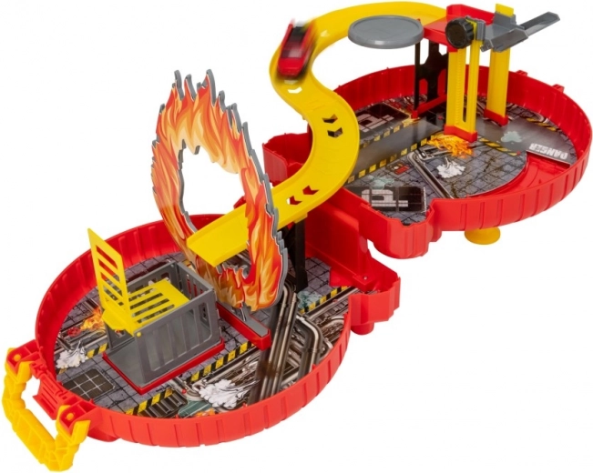 Action track with a fiery challenge