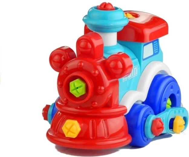 Влакче, пълно с цветове