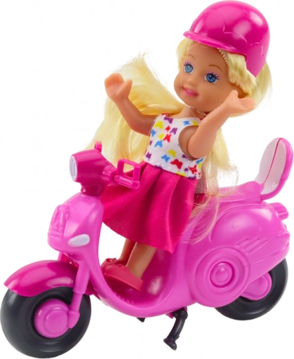 Stylish pink scooter