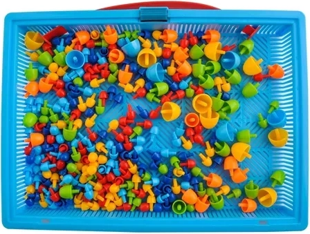 296 цветни колчета в 3 размера