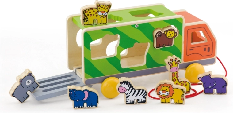 Пъстри дървени животни