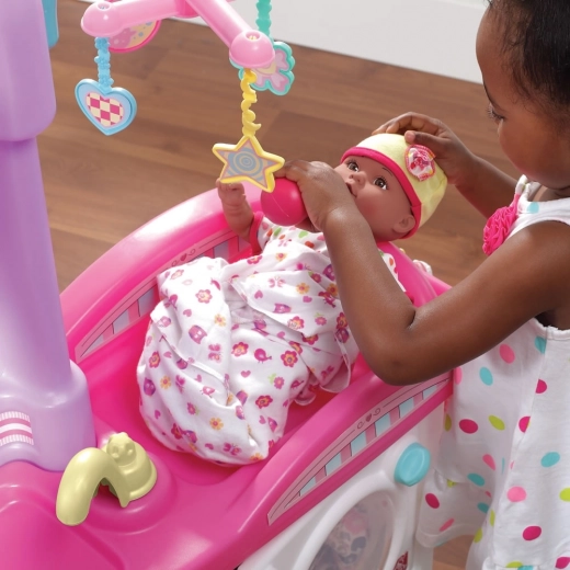 All-in-one: changing table, crib, and sink