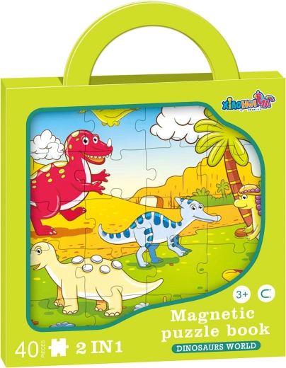 Magnetic pieces stay in place