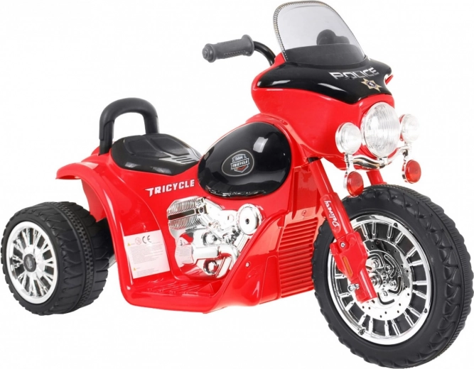 Realistic police motorcycle look