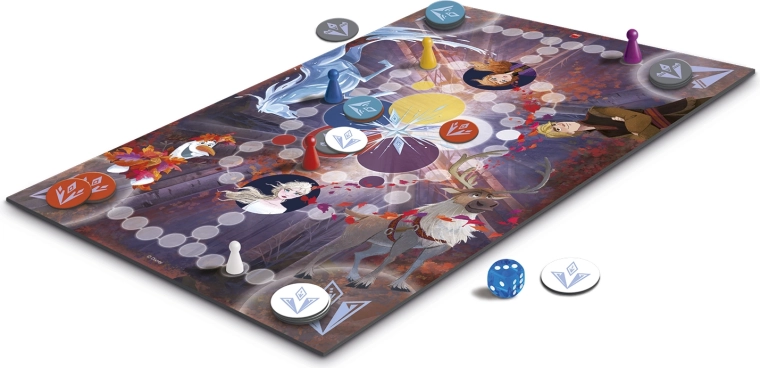 Richly illustrated game board