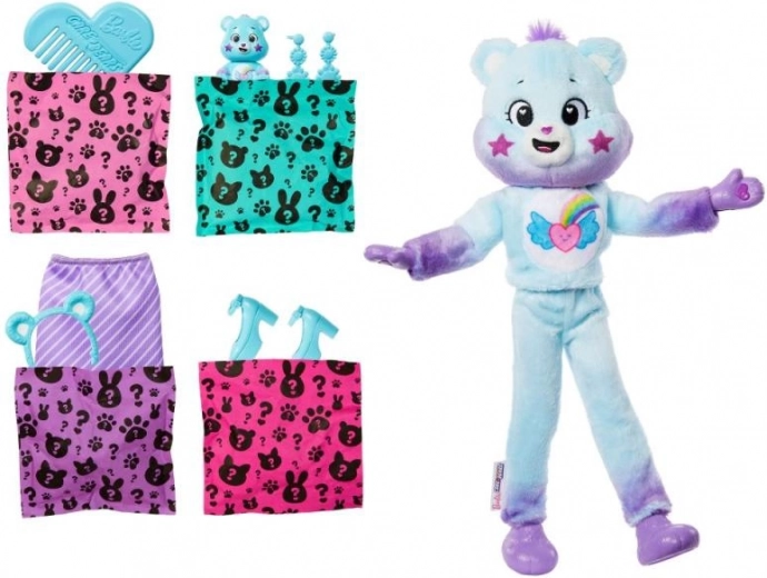 Plush costume with clever transformation