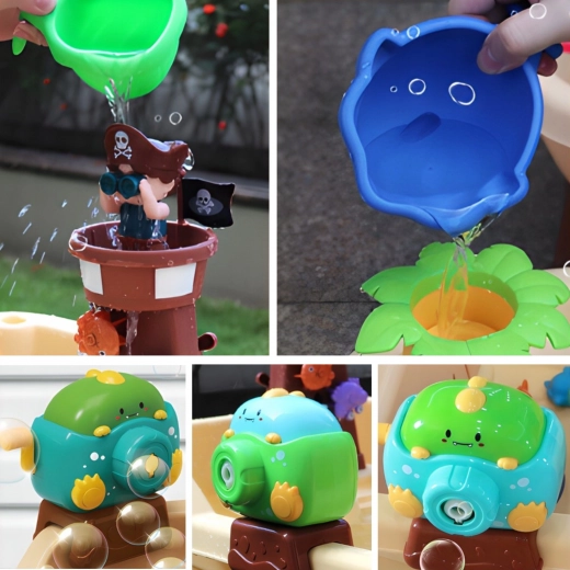 Интерактивна пиратска кула и въртящи се колела