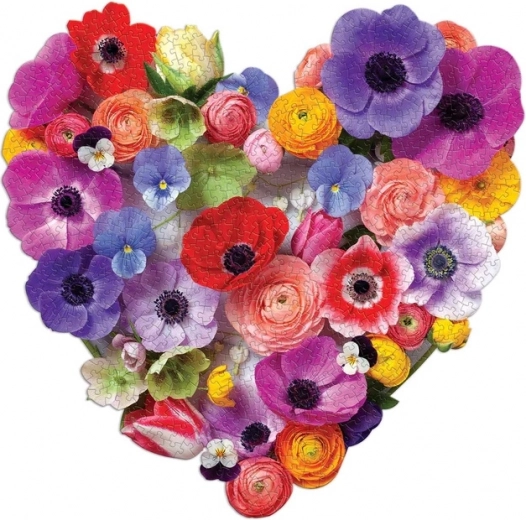 Artistic heart-shaped motif
