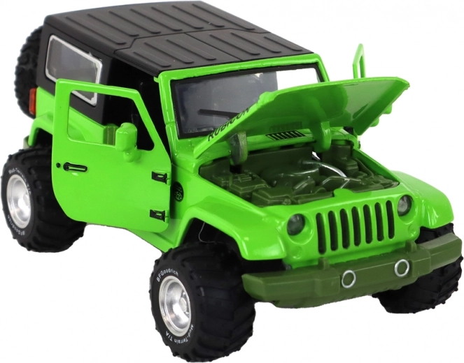 Opening doors and hood, realistic details