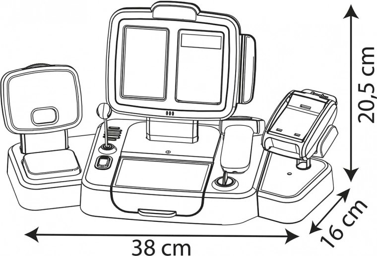 LCD калкулатор и контролен панел