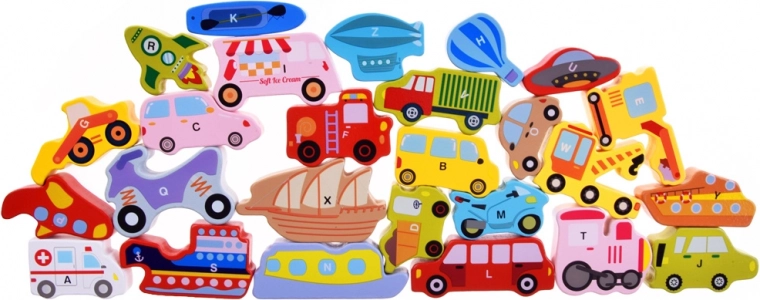 Учене на азбуката с любими превозни средства