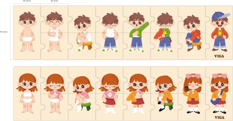 Учене на обличане стъпка по стъпка