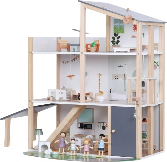 Няколко етажа, отворен достъп и модерен дизайн