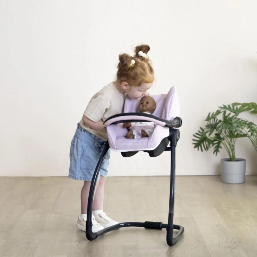 Stable frame and secure doll placement