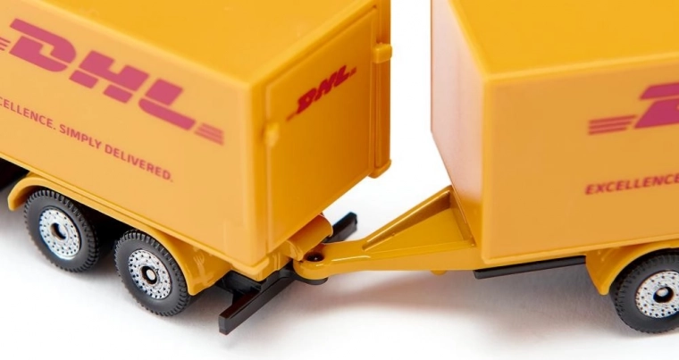 Реалистични детайли и официален външен вид на DHL