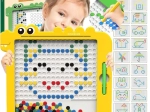 Magnetic Board WOOPIE MAGPAD Dinosaur, Montessori, 110 Magnetic Pegs