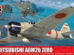 Модел на пластмасов самолет Mitsubishi A6M2b Zero 1/72