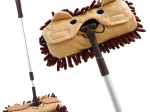 Brown Children's Mop with Telescopic Handle Animal