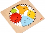Wooden Spirograph GOKI – creative drawing set for kids
