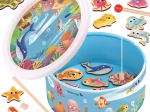 Tooky Toy магнитна игра за риболов – дървен комплект