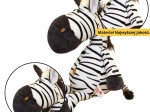 Plush Toy Zebra Black and White 25 cm