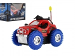 Battery-powered stunt car with lights and sound