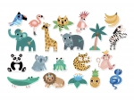 Vilac Jungle Wooden Magnets for Children