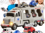 Woopie спасителен комплект 5 в 1 с влекач и превозни средства