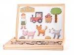 Magnetic and dry-erase board for children