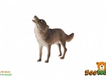 Plastic Wolf Figurine