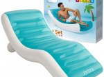 Надуваем шезлонг за вода INTEX 191 × 99 см, тюркоаз