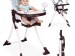 Сгъваемо столче за хранене с играчки ECOTOYS